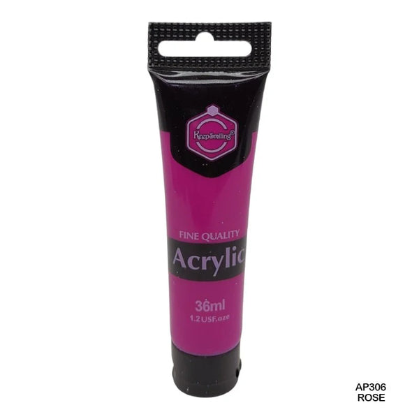 Keep Smiling Acrylic Colour Rose 36ml