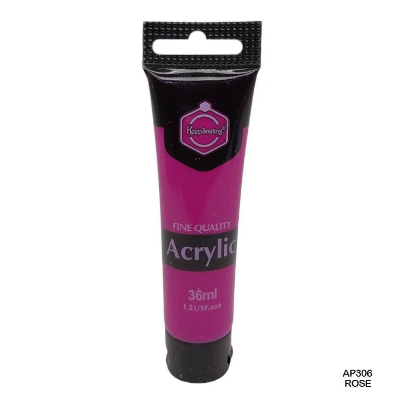 Keep Smiling Acrylic Colour Rose 36ml