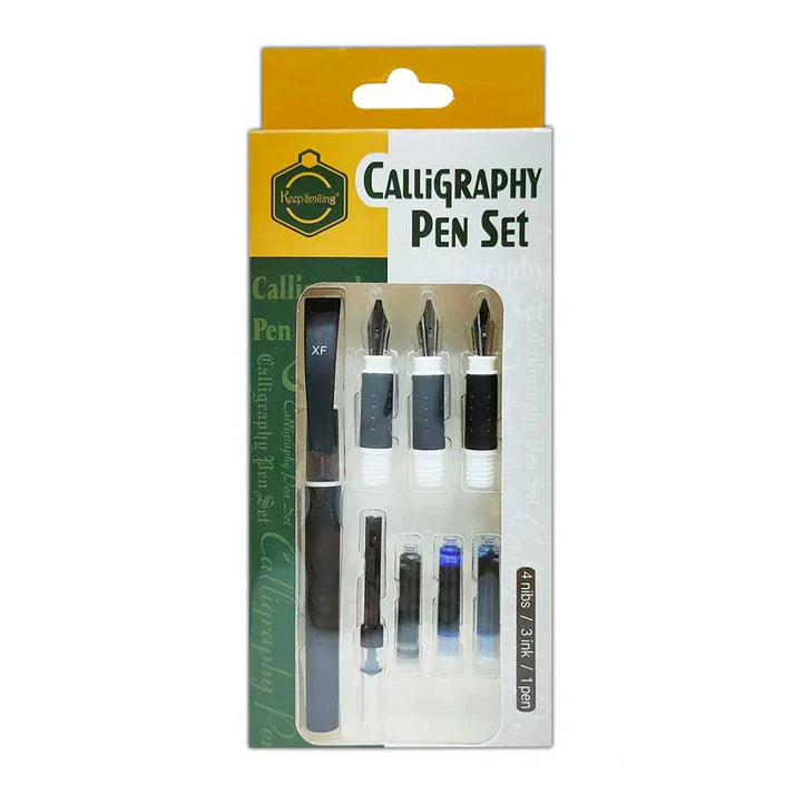 Keep Smiling Calligraphy Pen Set of 8