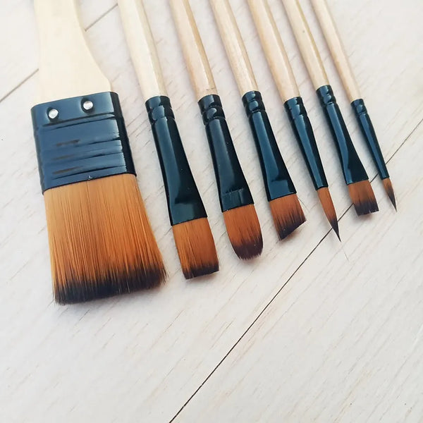 Keep Smiling Mixed Brush Set of 7