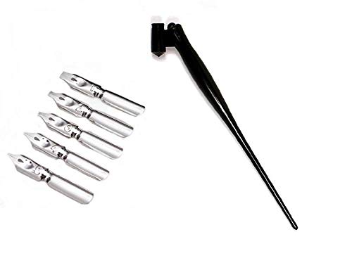 Keep Smiling Oblique Dip Pen Set of 6