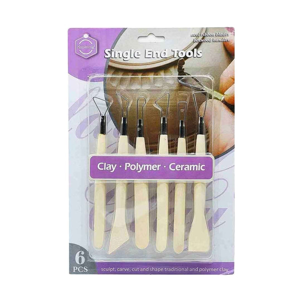 KeepSmiling Single End Tools Set for Clay-Polymer-Ceramic sot of 6