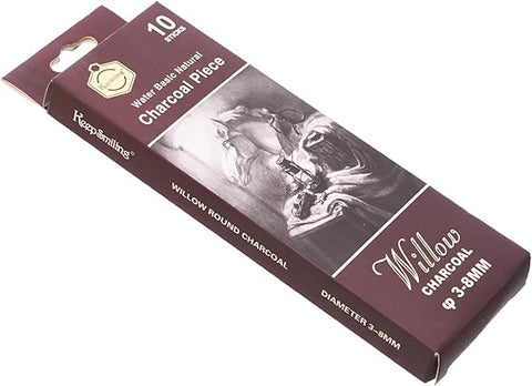Keep Smiling Willow Charcoal 3-8mm 10 sticks