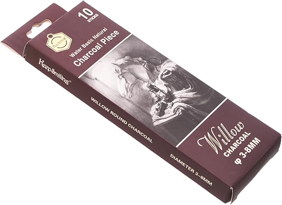 Keep Smiling Willow Charcoal 3-8mm 10 sticks