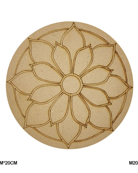 MDF Mandala CutOut M2012 3mmX20cm