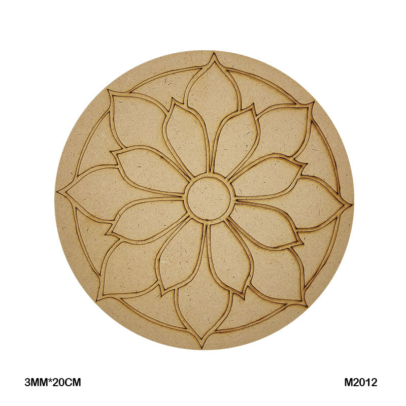 MDF Mandala CutOut M2012 3mmX20cm