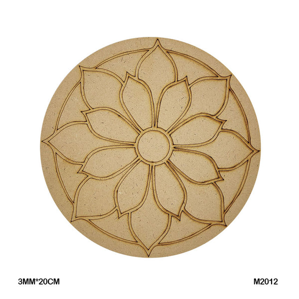 MDF Mandala CutOut M2012 3mmX20cm