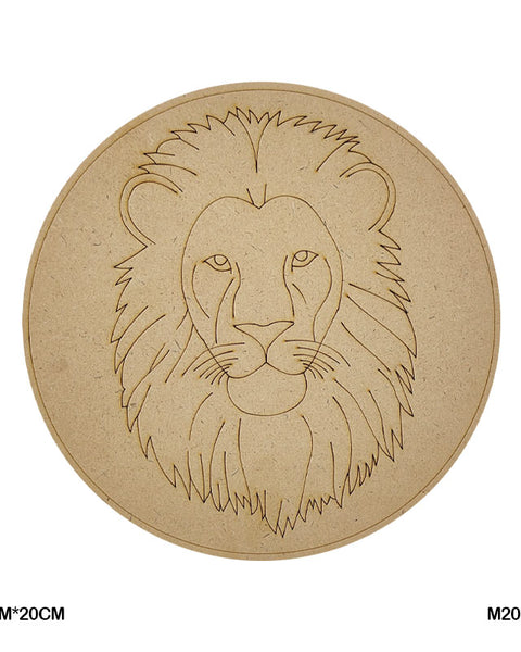 MDF Mandala CutOut M20-18 3mmX20cm