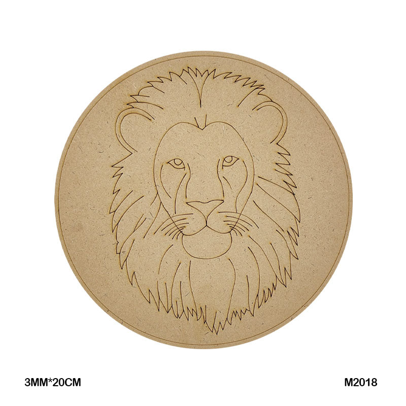 MDF Mandala CutOut M20-18 3mmX20cm