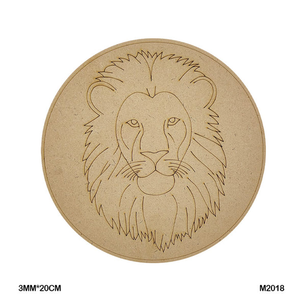 MDF Mandala CutOut M20-18 3mmX20cm