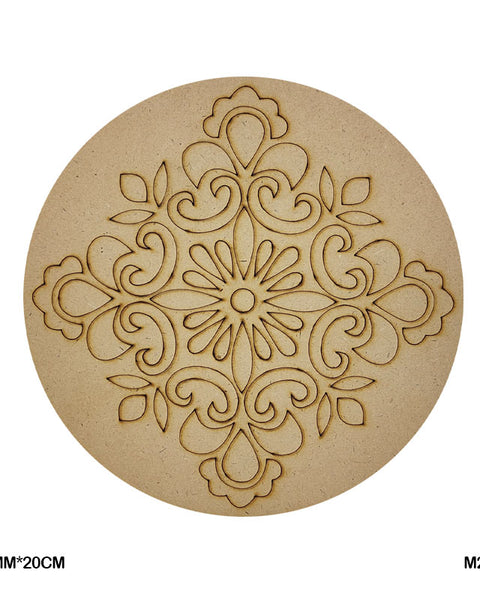 MDF Mandala CutOut M20-3 3mmX20cm