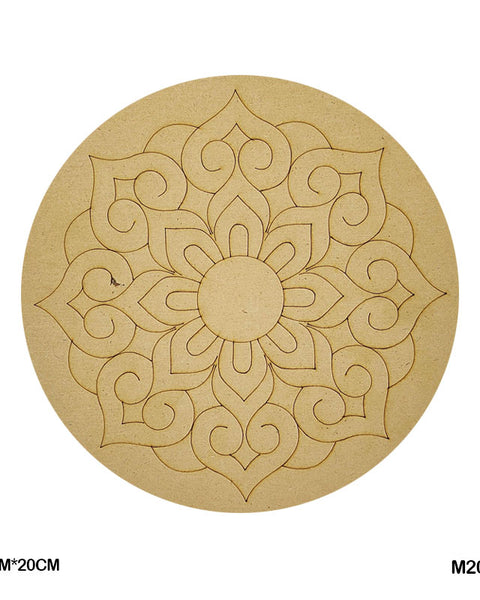 MDF Mandala CutOut M2039 3mmX20cm