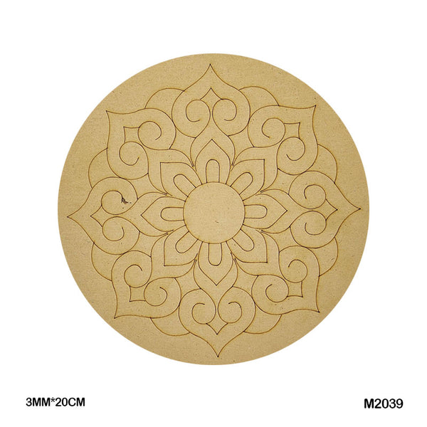 MDF Mandala CutOut M2039 3mmX20cm