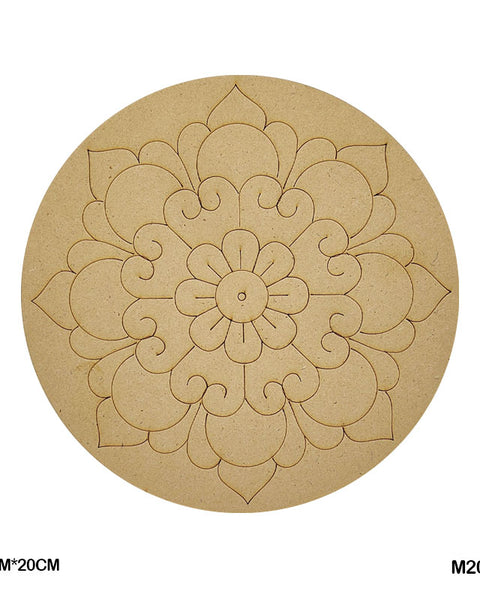 MDF Mandala CutOut M2040 3mmX20cm