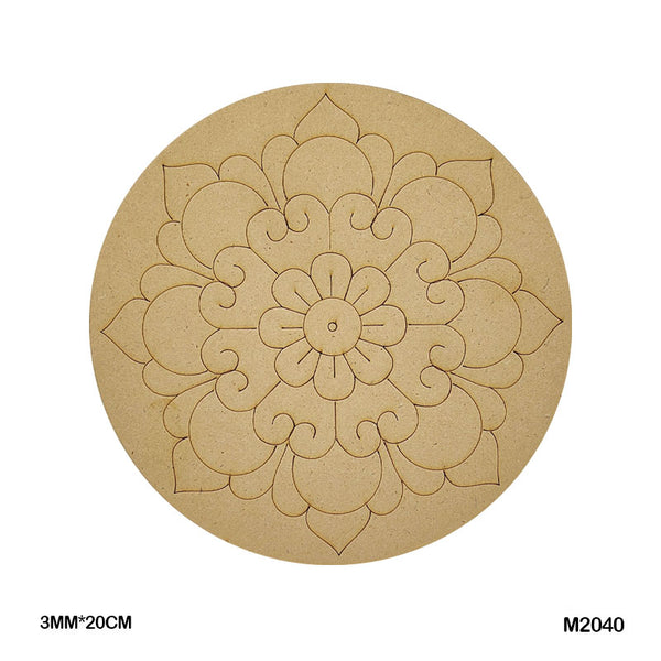 MDF Mandala CutOut M2040 3mmX20cm