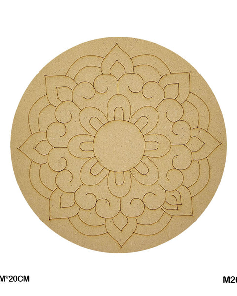MDF Mandala CutOut M2042 3mmX20cm