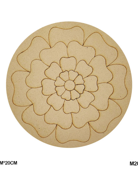 MDF Mandala CutOut M2050 3mmX20cm