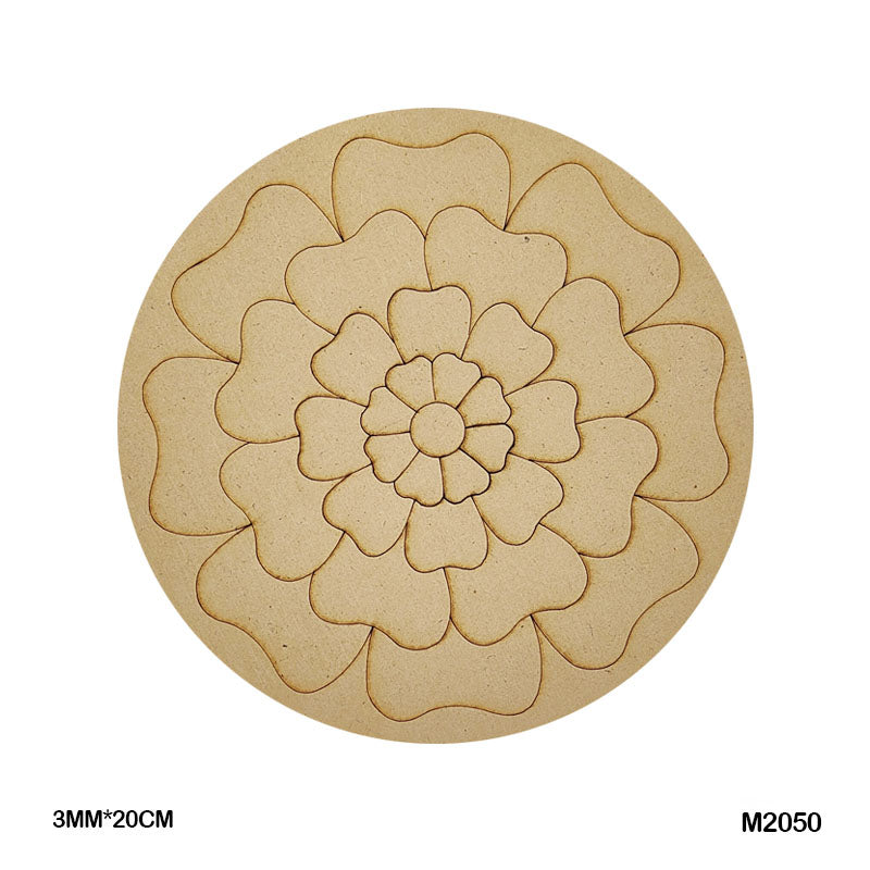 MDF Mandala CutOut M2050 3mmX20cm