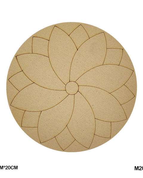 MDF Mandala CutOut M2051 3mmX20cm