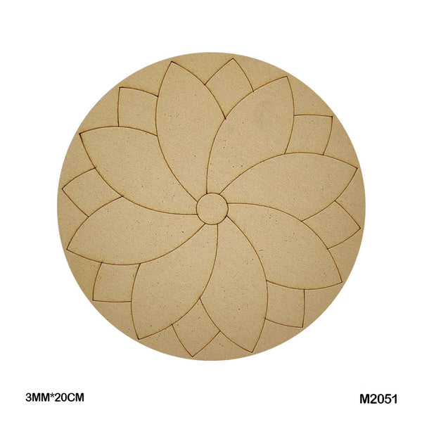 MDF Mandala CutOut M2051 3mmX20cm