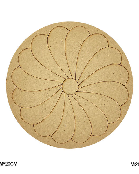 MDF Mandala CutOut M2052 3mmX20cm