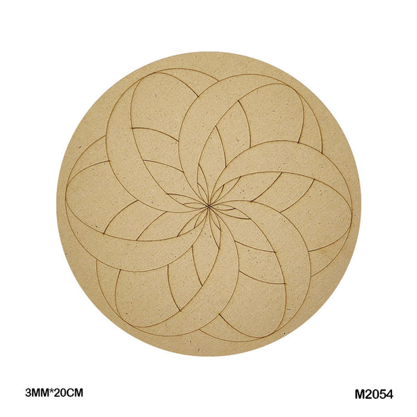 MDF Mandala CutOut M2054 3mmX20cm