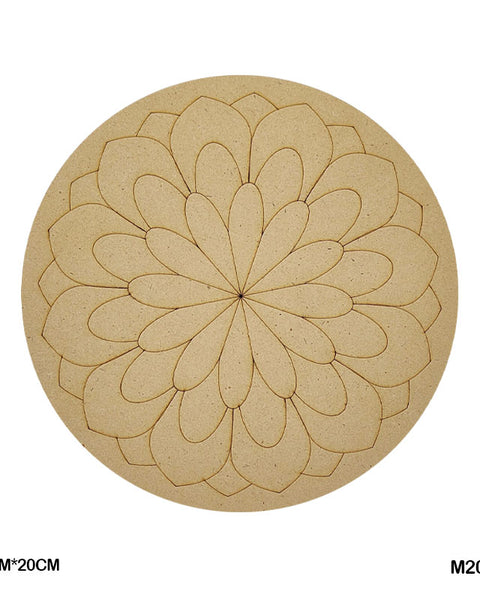 MDF Mandala CutOut M2057 3mmX20cm