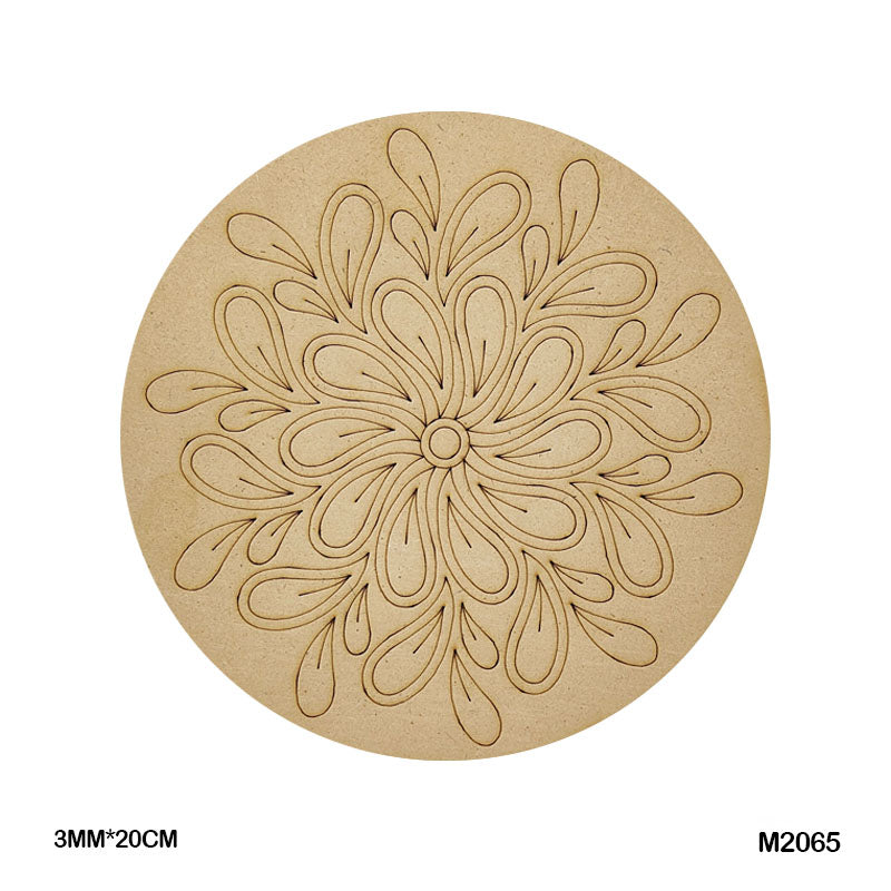 MDF Mandala Cutout M2065 3mmX 20cm