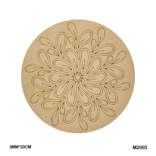 MDF Mandala Cutout M2065 3mmX 20cm