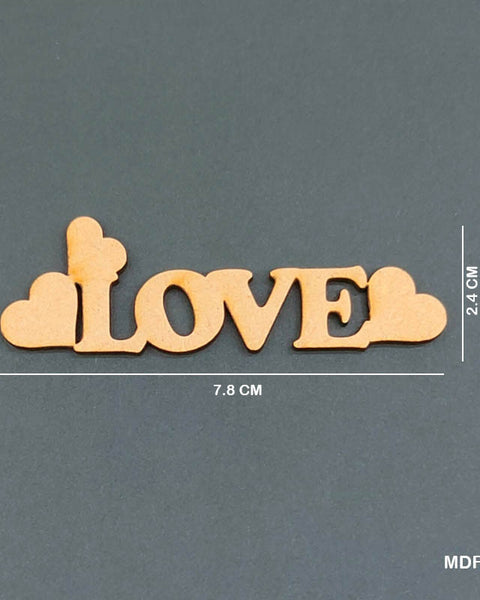 MDF Quotes CutOut 'LOVE'