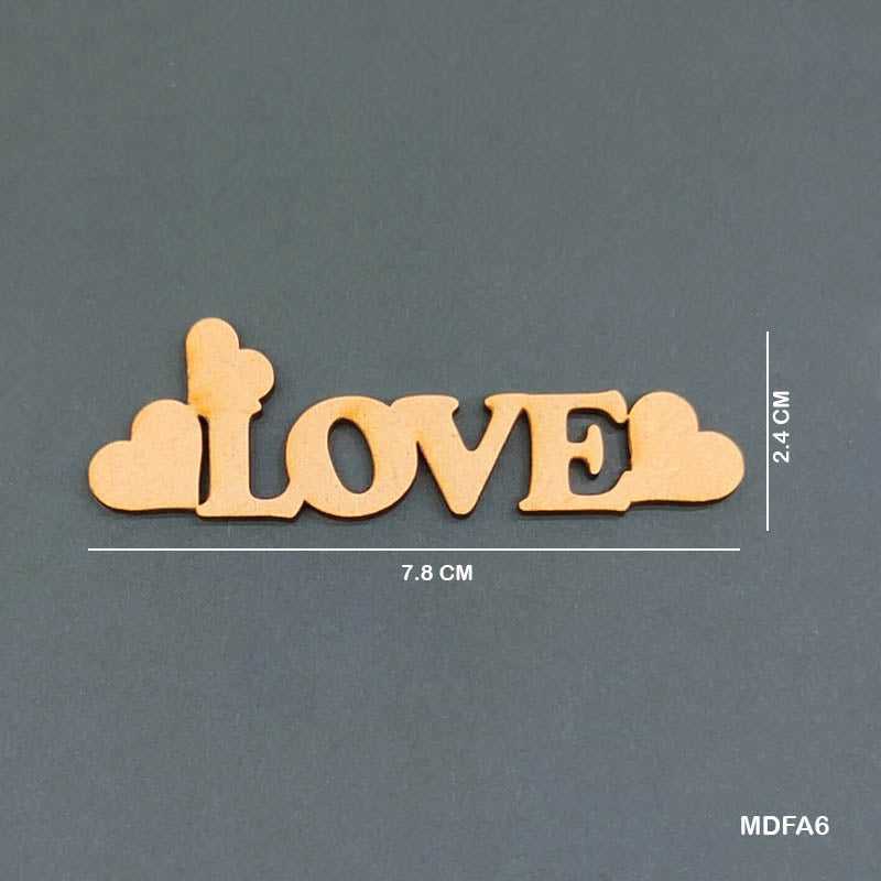 MDF Quotes CutOut 'LOVE'