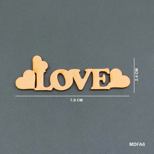 MDF Quotes CutOut 'LOVE'