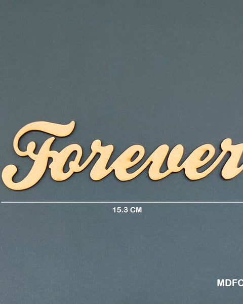 MDF Quotes CutOut "Forever"