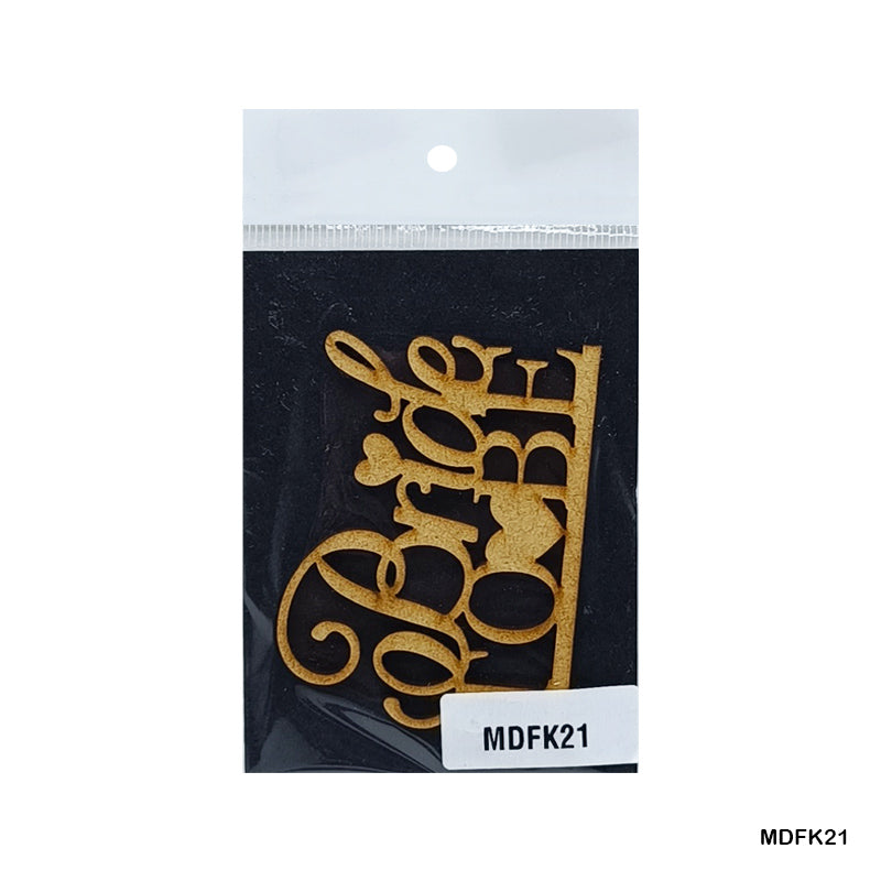 MDF Quotes CutOut 'Bride To Be'