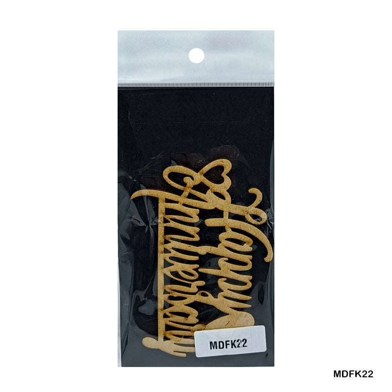 MDF Quotes CutOut "Happy Anniversay"