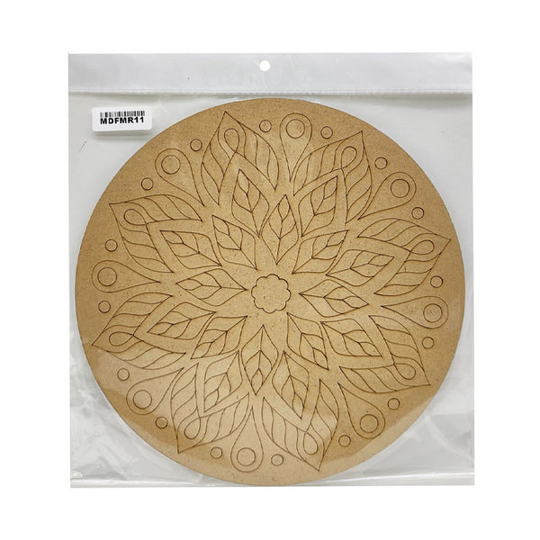 MDF Mandala CutOut  MR11 3mmX10in