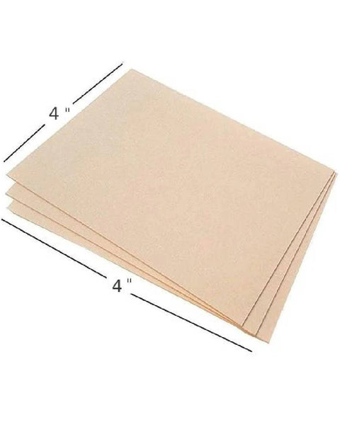 MDF Square 4x4 inches pack of 5