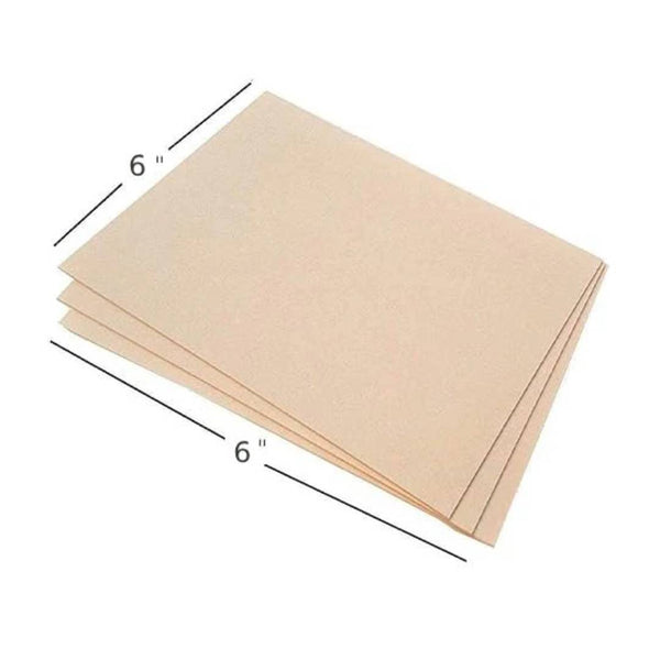 MDF Square 6x6 inches, pack of 3
