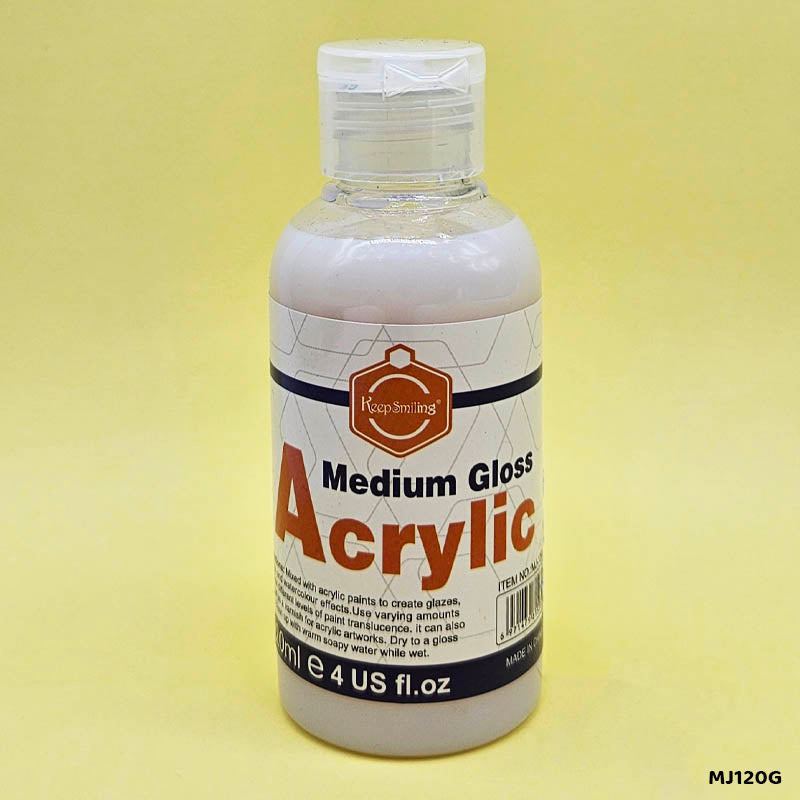 Keep smiling Acrylic Medium Gloss 120ml MJ120G