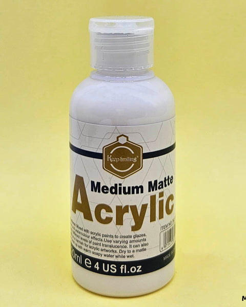 Keep Smiling Acrylic Medium Matt 120ml MJ120M