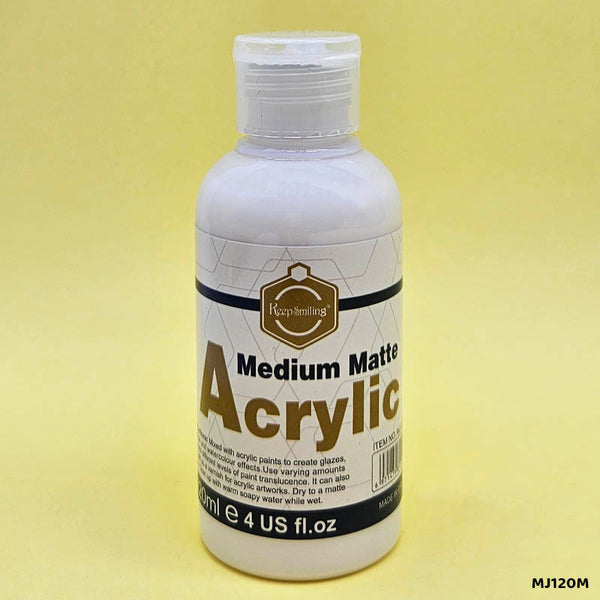 Keep Smiling Acrylic Medium Matt 120ml MJ120M