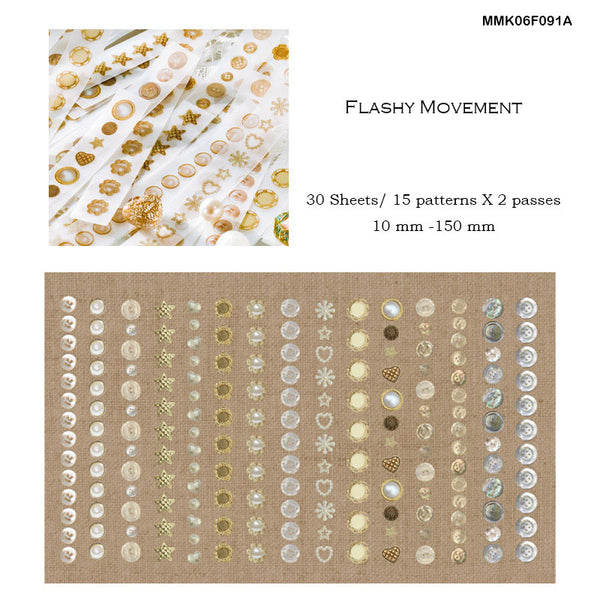 MMK06F091A Long Sticker Pack 30pc