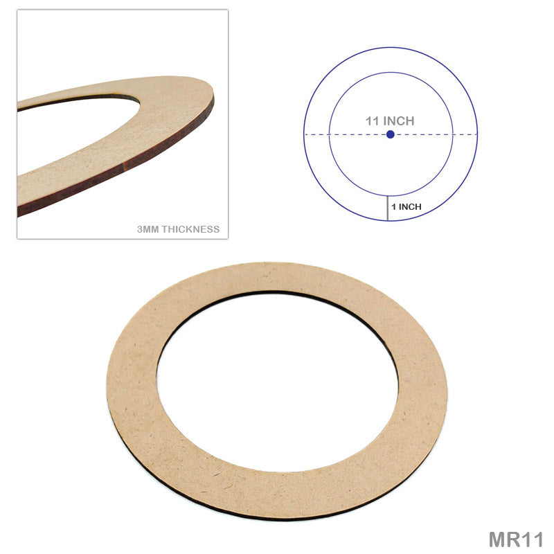 MDF Ring 11x11 inch set of 2