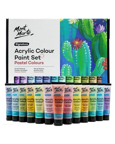 Mont morte Acrylic pastel 36mlx36 Set