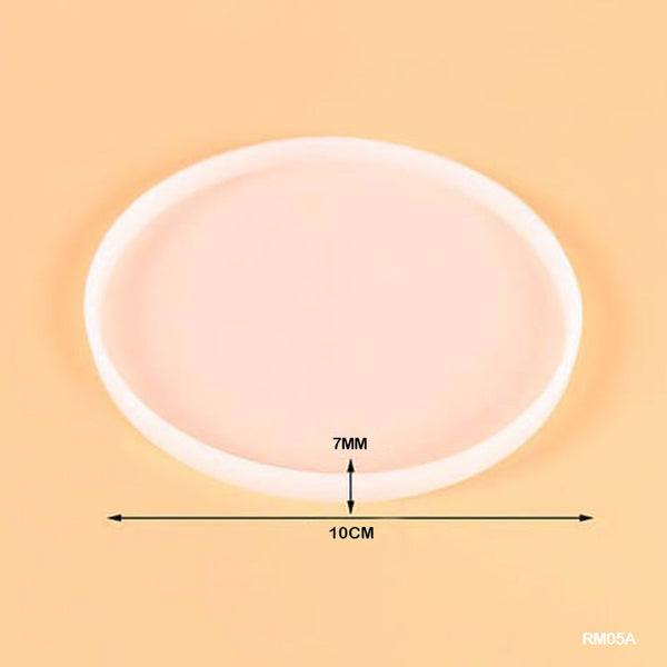 silicon mould 4 inch round coaster