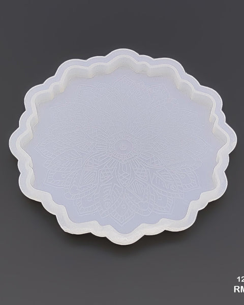 Silicon Mould round Mandala 4 inches