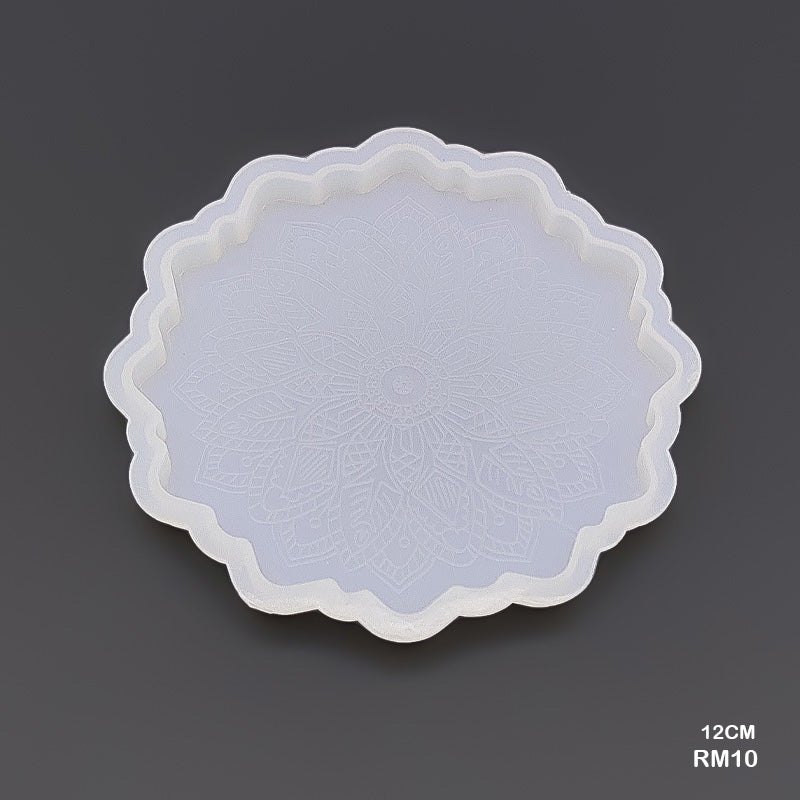 Silicon Mould round Mandala 4 inches