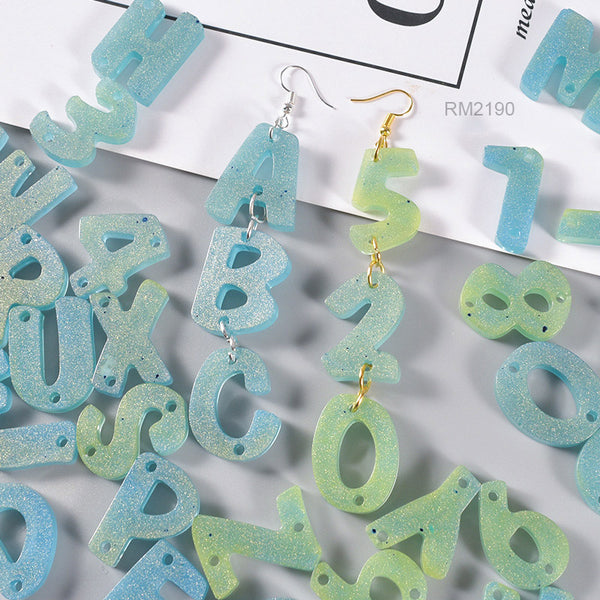 Silicon Alphabet Mould 6.5x6.5 inches