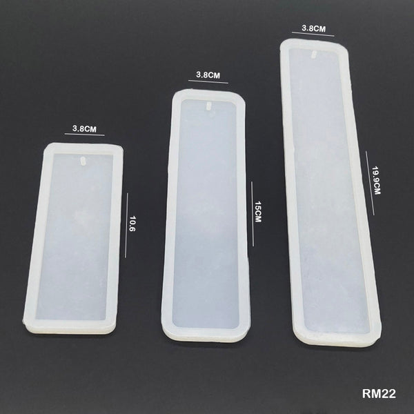 Silicon Bookmark Mould Set of 3