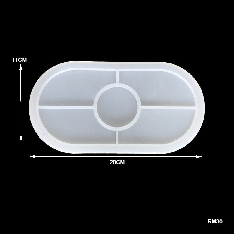 Silicon Tray mould 20x11cm for Resin art